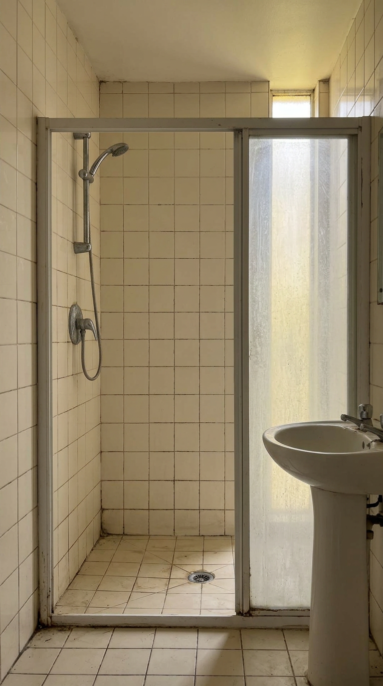 Family bathroom, Kensington — before