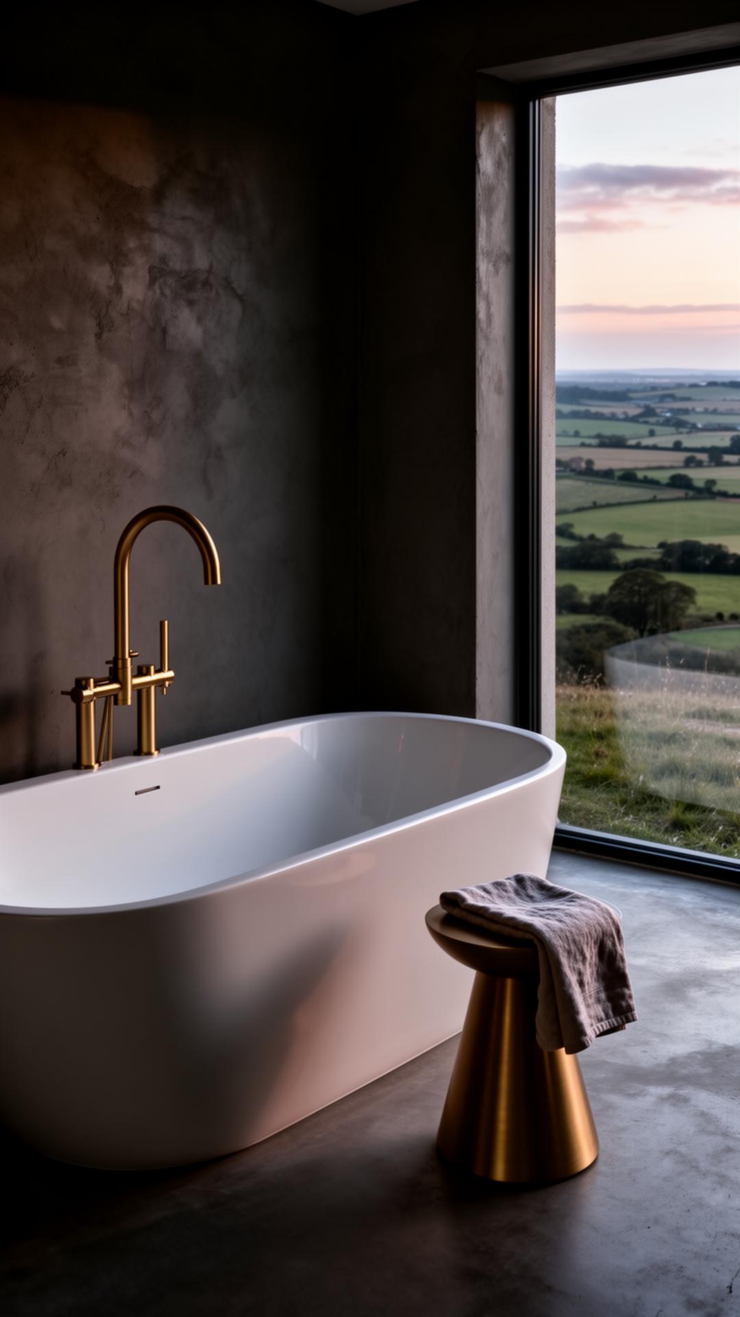 Freestanding soaker suite